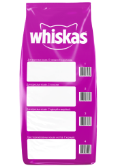 Whiskas сухой корм для взрослых кошек с говядиной и кроликом 5 кг. 